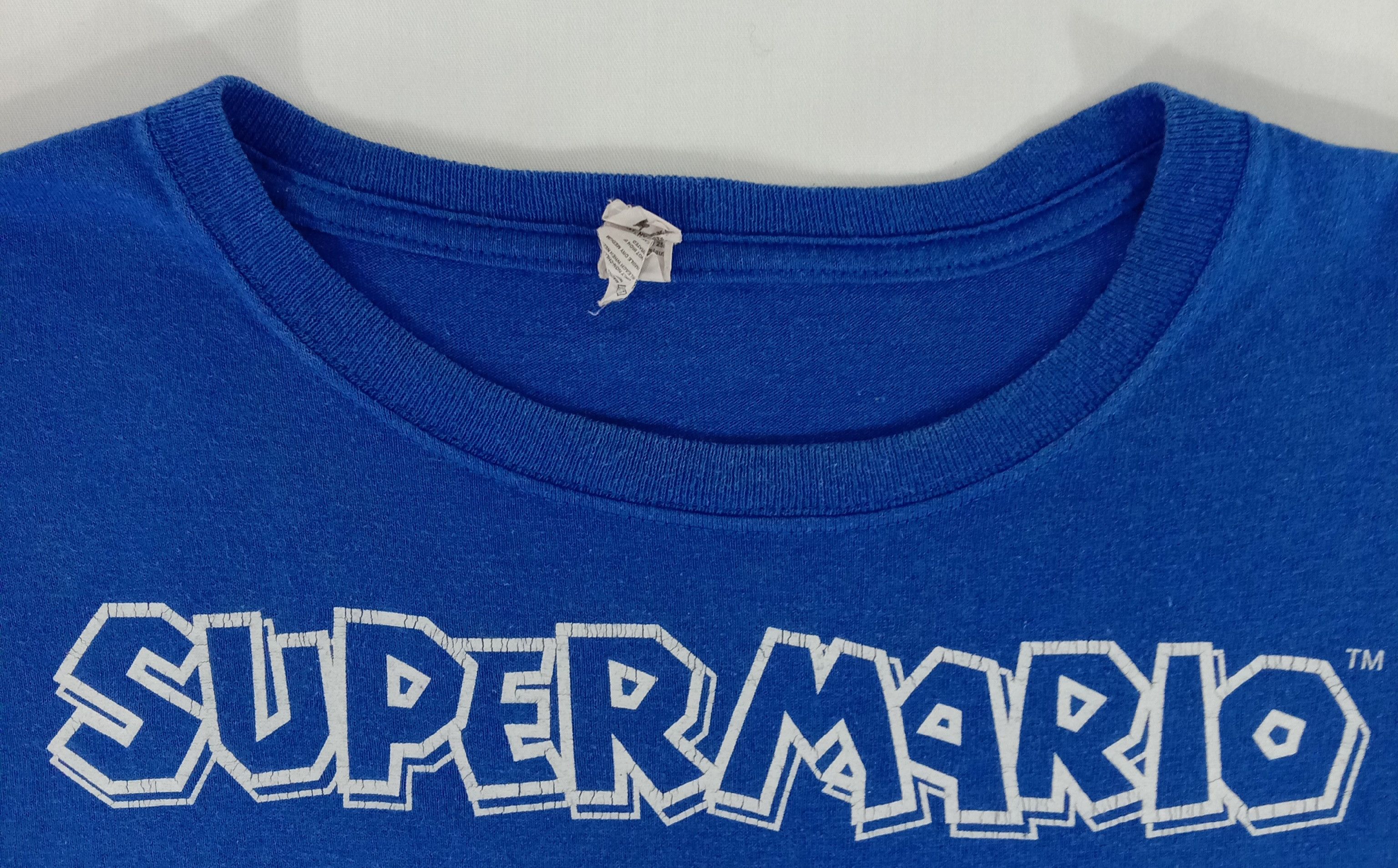 Nintendo Vintage 90's Nintendo Super Mario Over Printed T-Shirt Size US L / EU 52-54 / 3 - 3 Thumbnail