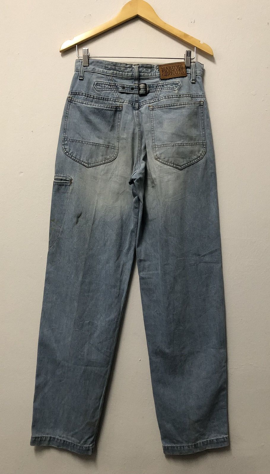 Marithe + Francois Girbaud VTG Marithé François Girbaud Baggy Denim Carpenter Pants 90s Size US 30 / EU 46 - 2 Thumbnail
