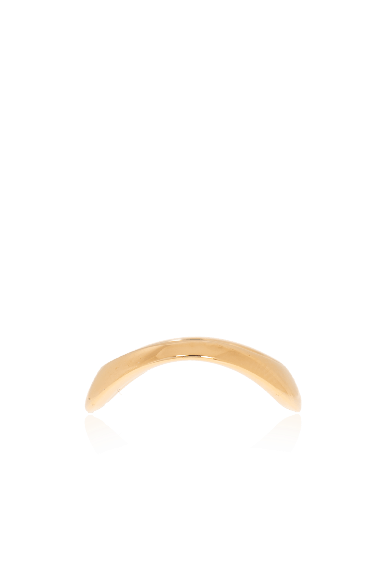 Bottega Veneta o1bcso1str0725 Size: 17 / Curve Thin Ring in Gold Size ONE SIZE - 3 Thumbnail