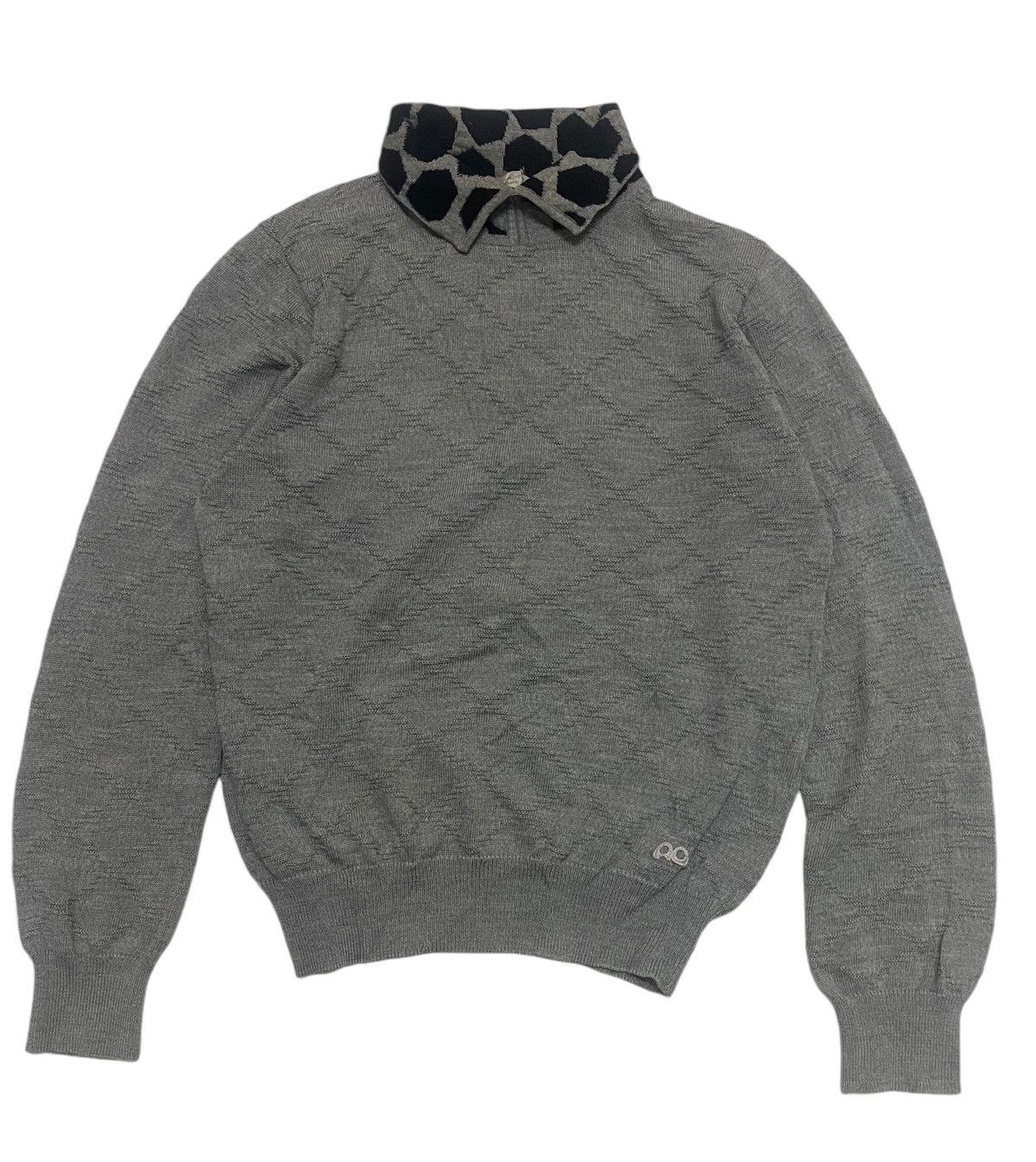 Courreges Vintage 80s Courreges Sport Wool Knit Sweater Size US S / EU 44-46 / 1 - 2 Thumbnail
