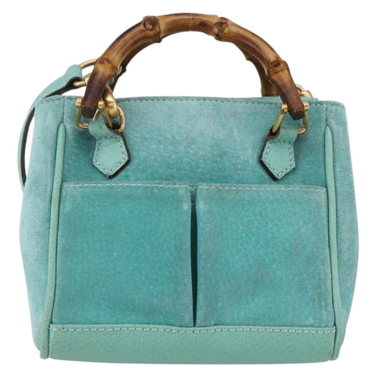 Gucci Gucci Bamboo Zip Pouch Leather Size ONE SIZE - 1 Thumbnail
