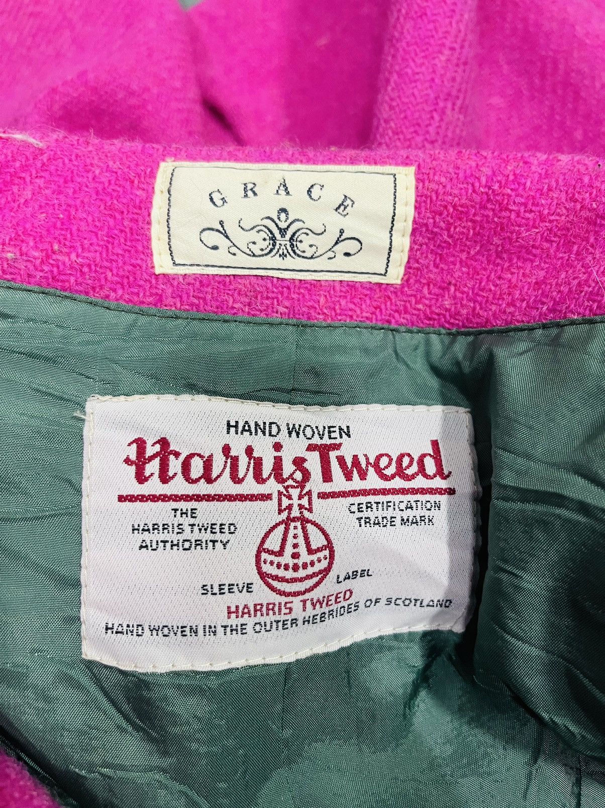 Harris Tweed × Japanese Brand Grace X Harris Tweed Wool Mini Skirt (17) Size 28" / US 6 / IT 42 - 3 Thumbnail