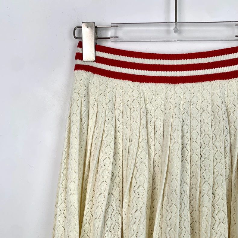 Gucci Gucci Size S Yellow striped knitted skirt Size 25" / US 0 / IT 36 - 3 Thumbnail