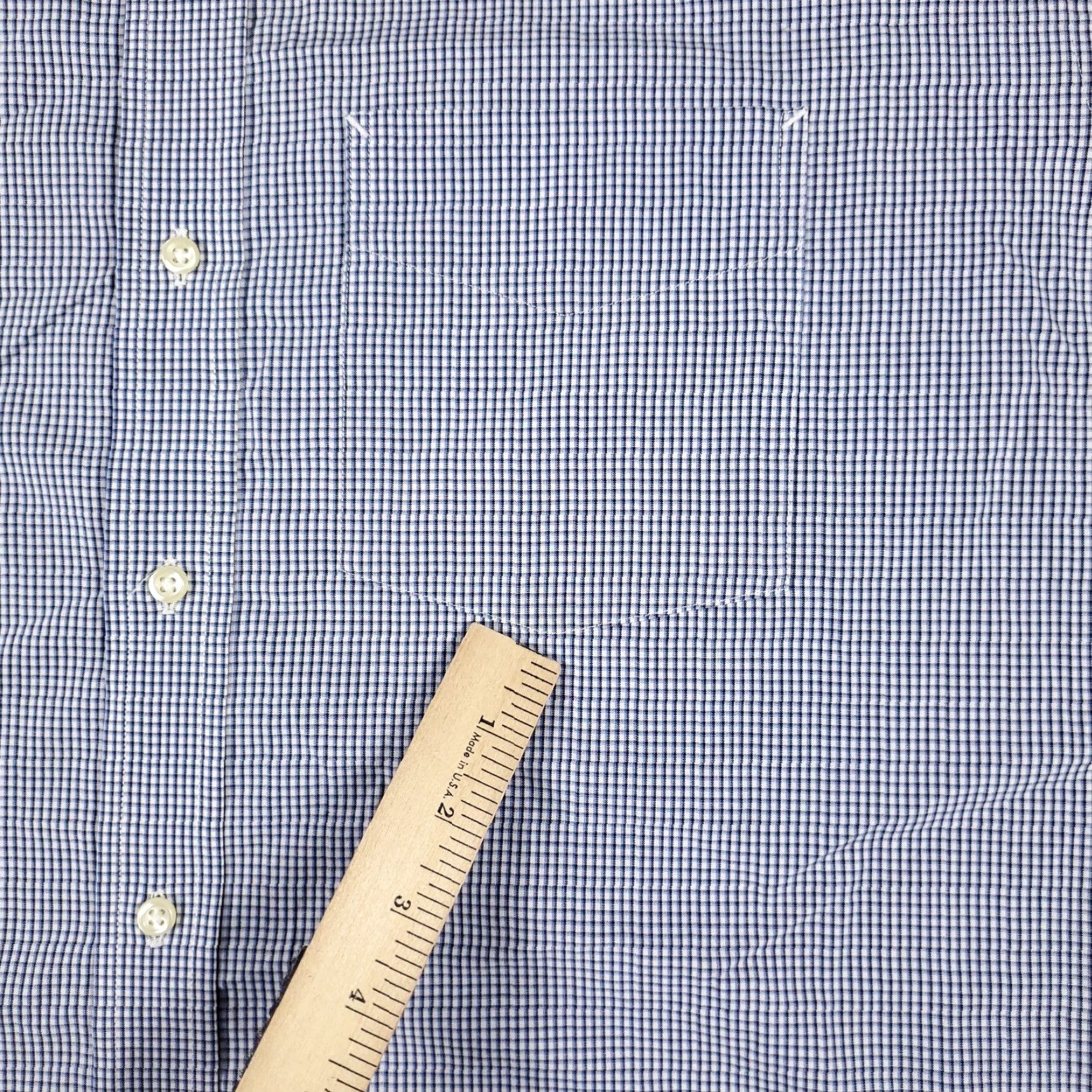 Tommy Hilfiger Tommy Hilfiger Blue Check Long Sleeve Button-Up Shirt Mens XL Casual Preppy Size US XL / EU 56 / 4 - 3 Thumbnail