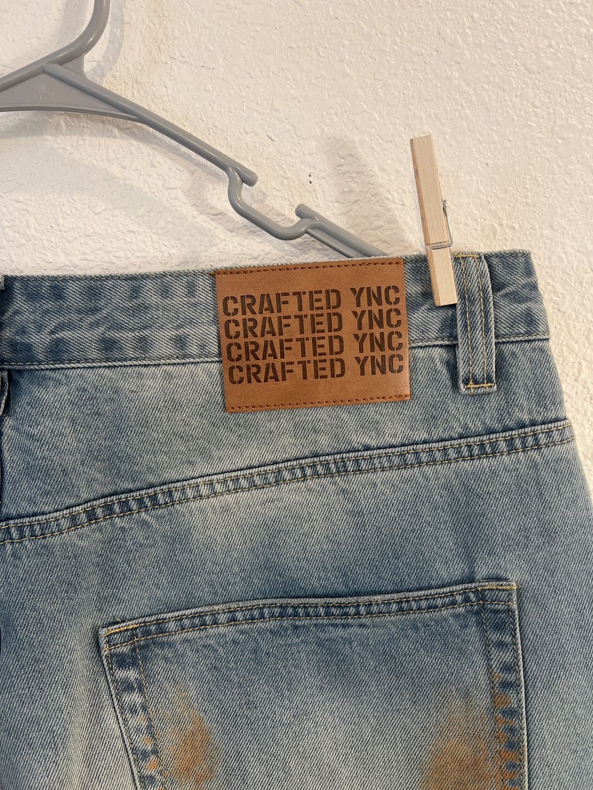 Other Crafted YNC Baggy Mud Washed Jeans Size US 36 / EU 52 - 2 Thumbnail
