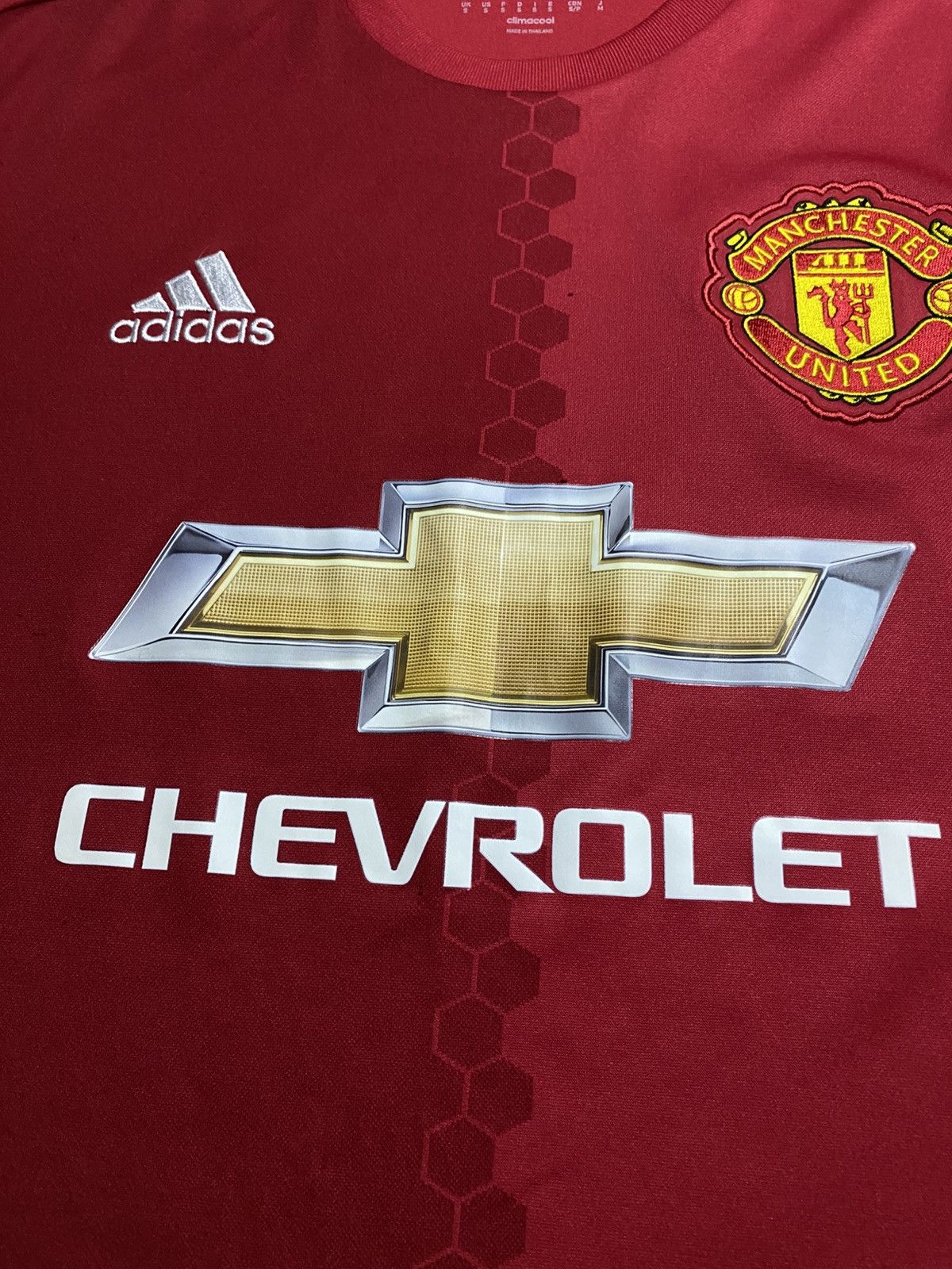 Adidas Adidas Manchester United 2016/17 home Longsleeve jersey Size US S / EU 44-46 / 1 - 8 Thumbnail