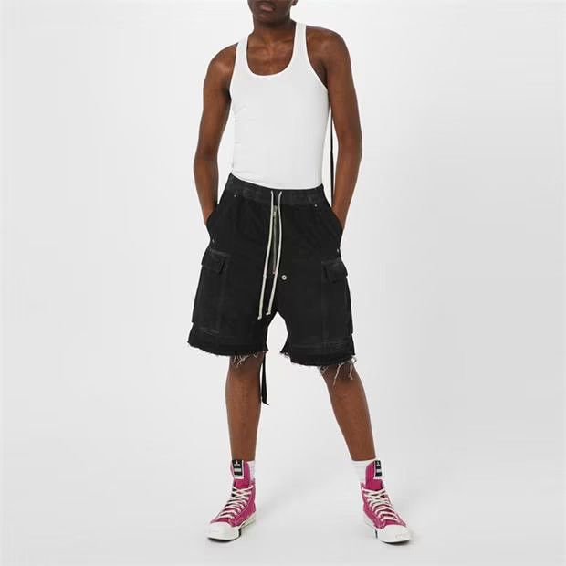 Rick Owens o1g2r1mq0624 Scoop Neck Tank Top in White Size US S / EU 44-46 / 1 - 3 Thumbnail