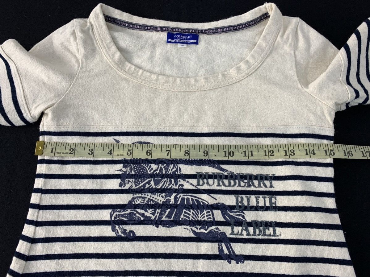 Burberry Burberry London Blue Label Blouse Striped Prorsum Logo Size S / US 4 / IT 40 - 9 Thumbnail