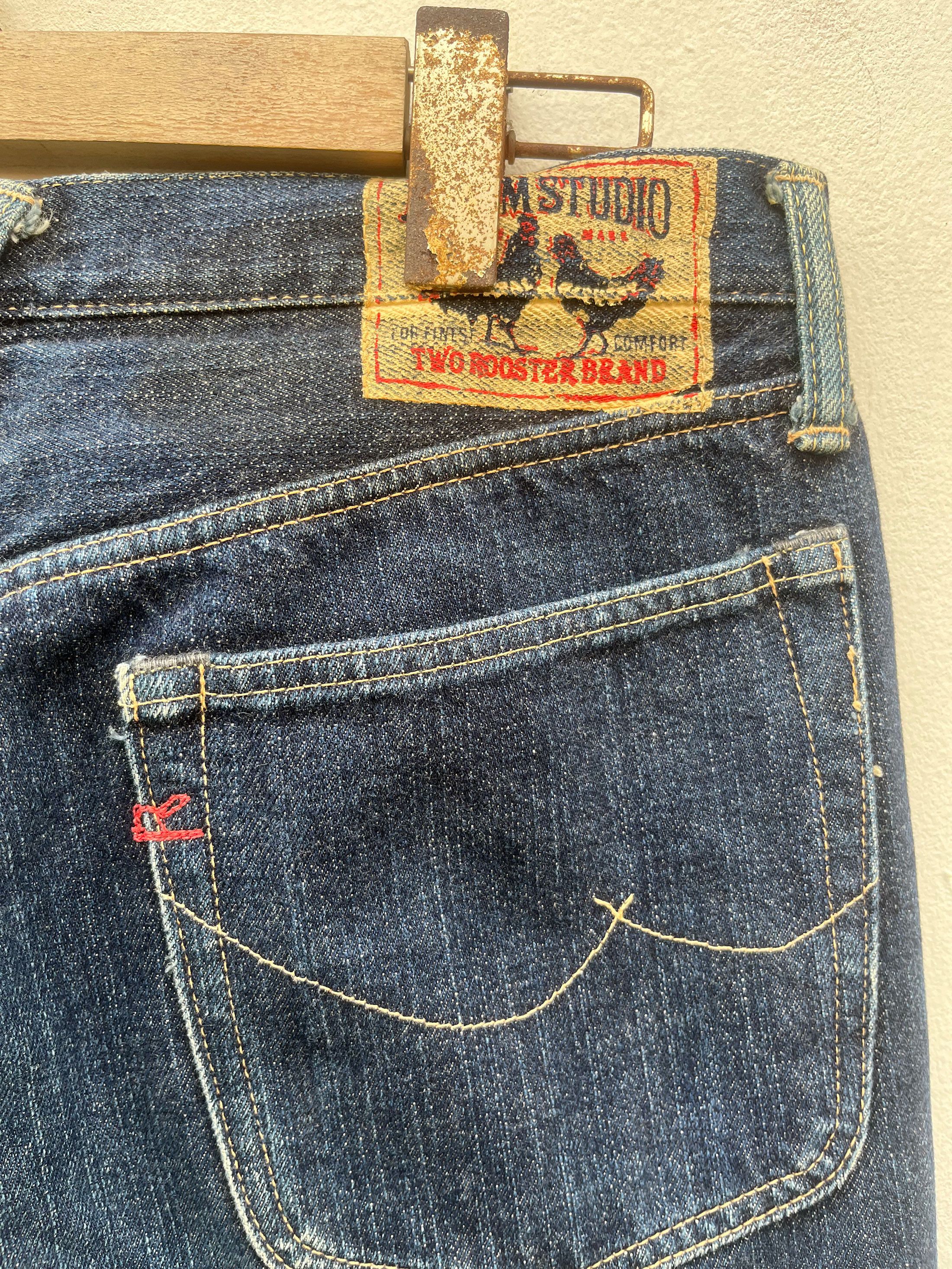 45rpm 45rpm Zipper Fly Jeans Washed Faded Amekaji American Size US 31 - 6 Thumbnail