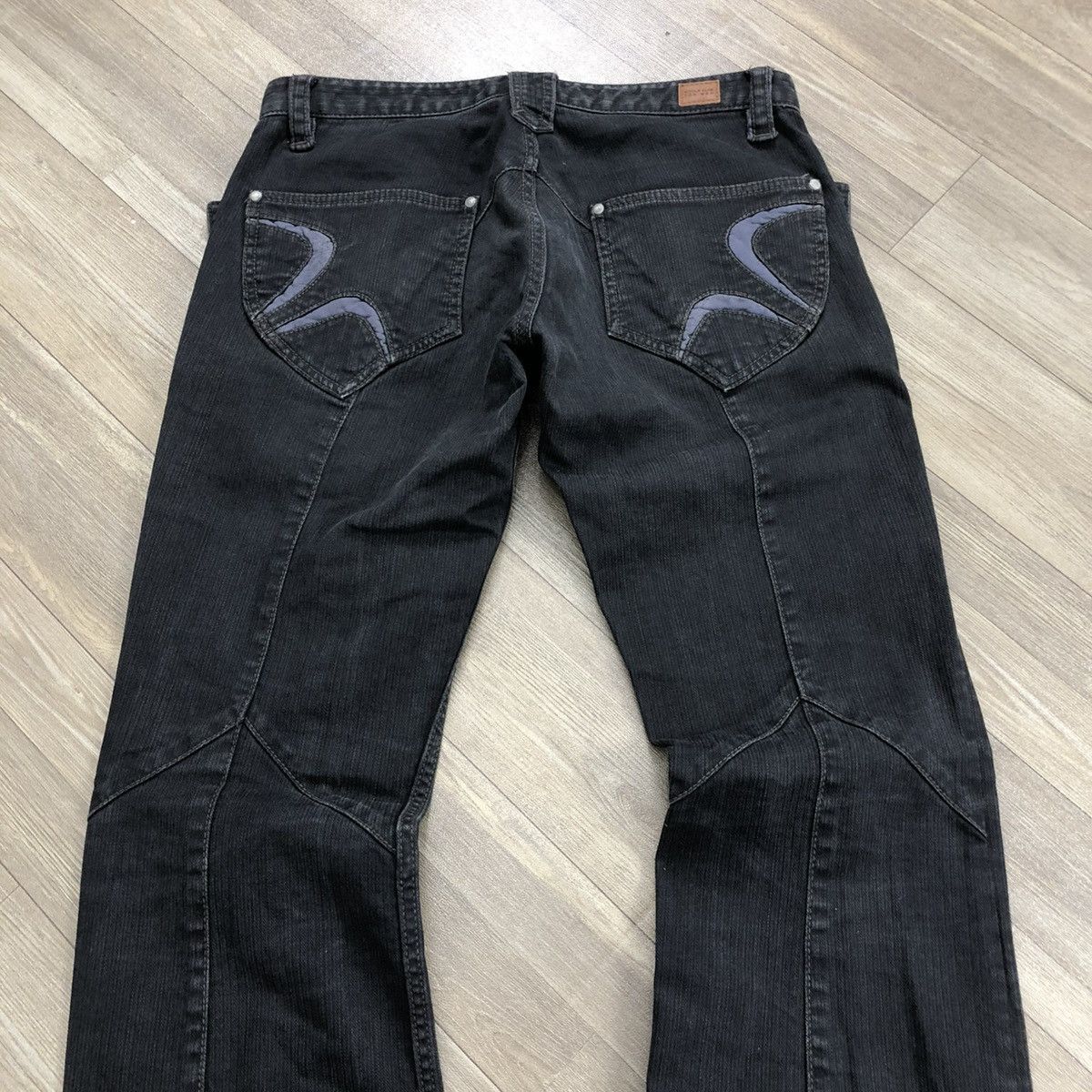 Hysteric Glamour × If Six Was Nine × Nicole Club 🇯🇵 2000s Nicole Club For Men Lgb Harajuku Style Flared Jeans Size US 31 - 24 Thumbnail