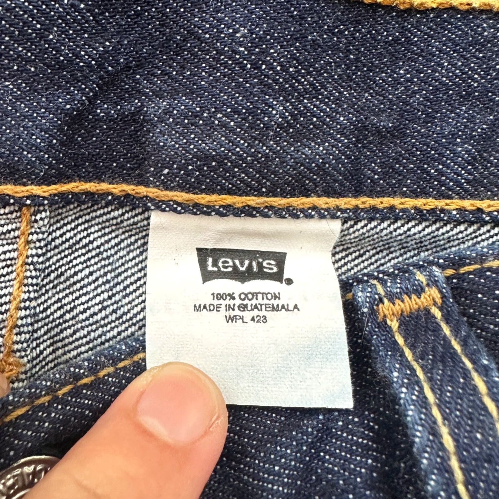 Levi's VINTAGE Levi's 501 Jeans Mens 34x32 Dark Wash Denim Straight 90s 2000s Classic Comfort Size US 34 / EU 50 - 7 Thumbnail