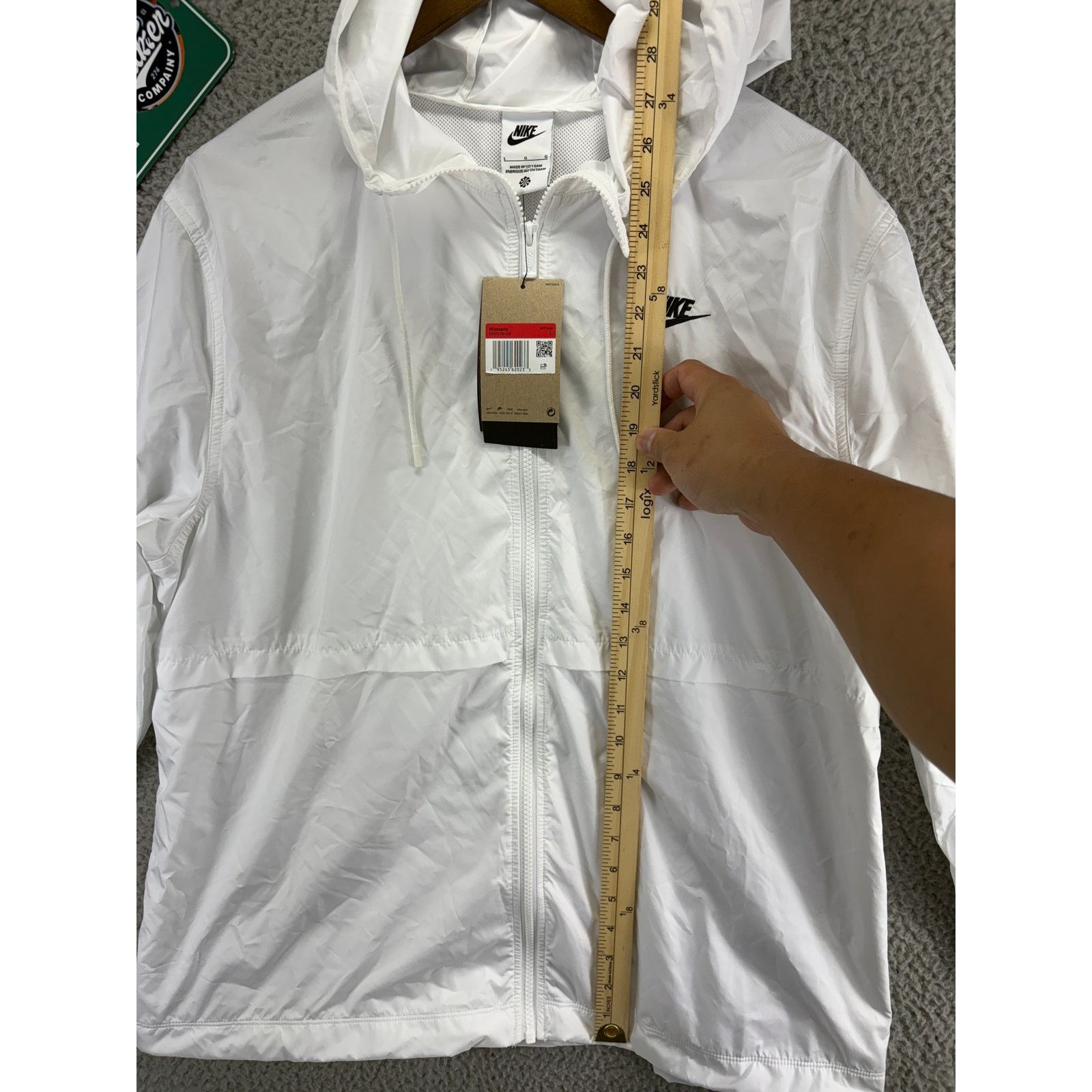 Nike Nike Windrunner Water Repel Jacket Womens Large White NEW L Size L / US 10 / IT 46 - 4 Thumbnail