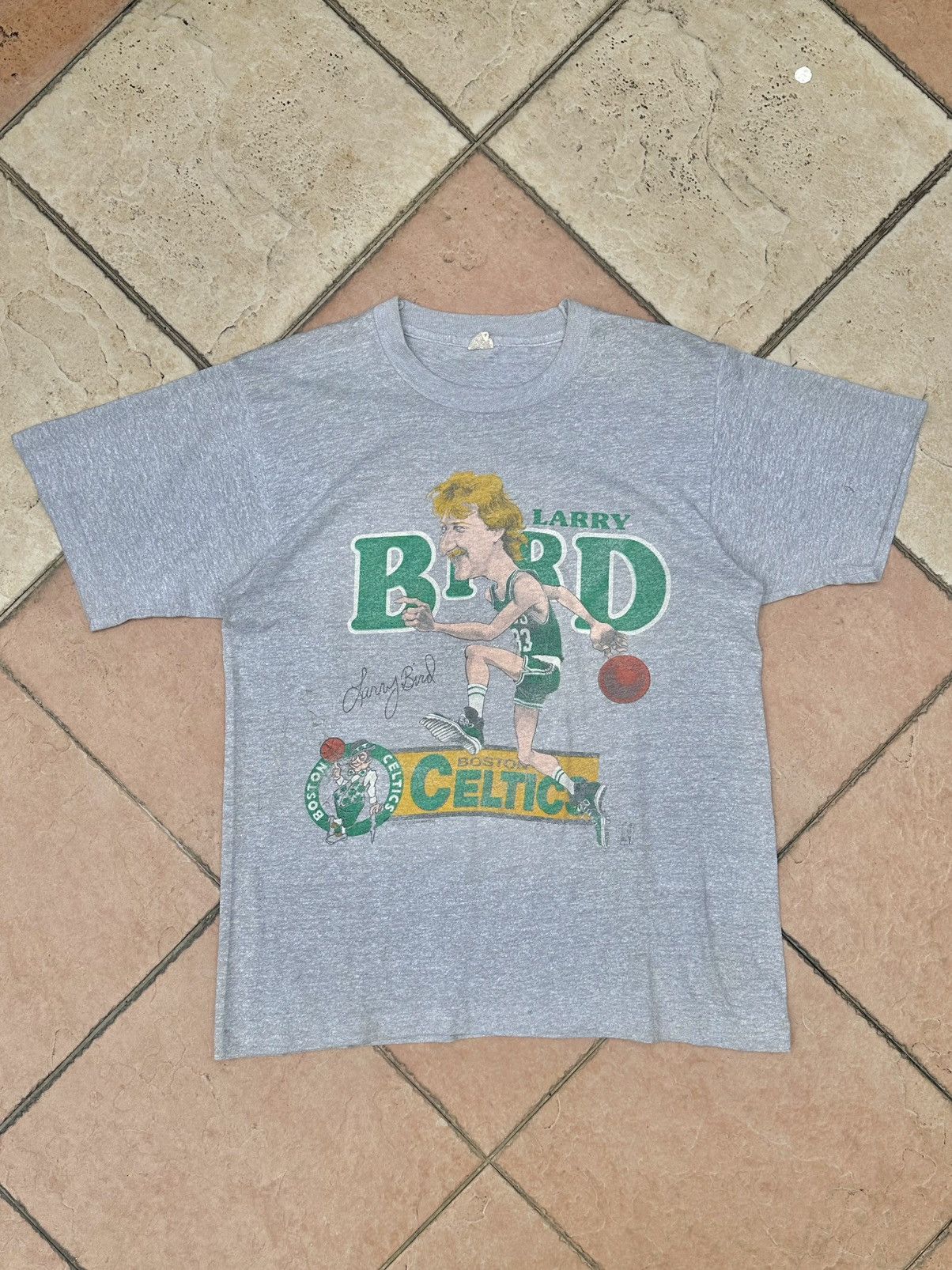 NBA × Salem Sportswear × Vintage Vintage Larry Bird Boston Celtics Size US S / EU 44-46 / 1 - 1 Thumbnail