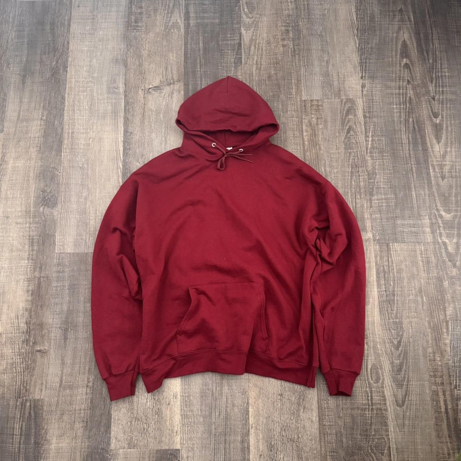 Hanes HANES • VINTAGE Hoodie "Red" (XL) Size US XL / EU 56 / 4 - 1 Thumbnail