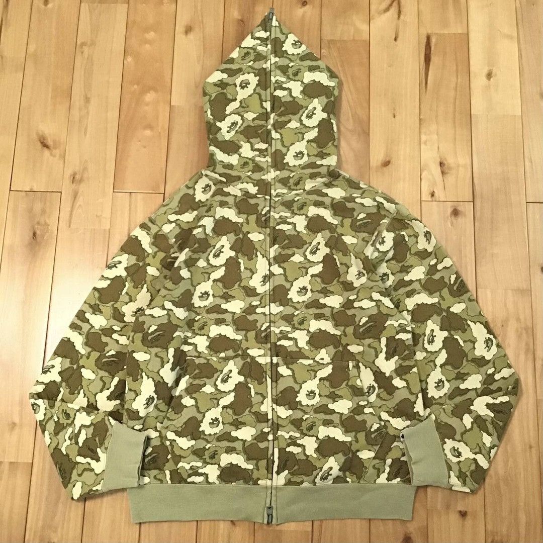 Bape × Kaws × Nigo BAPE × KAWS cloud camo full zip hoodie a bathing ape NIGO Size US S / EU 44-46 / 1 - 1 Thumbnail