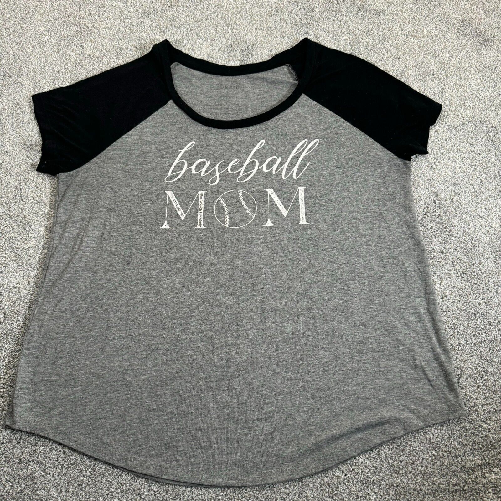 Other Torrid Baseball Mom Raglan Tee Shirt Womens Plus 1X Sports Size XL / US 12-14 / IT 48-50 - 1 Thumbnail