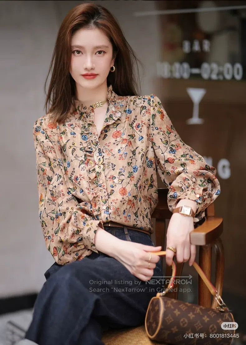 Loro Piana Loro Piana True Color Floral Shirt Size XS / US 0-2 / IT 36-38 - 8 Thumbnail