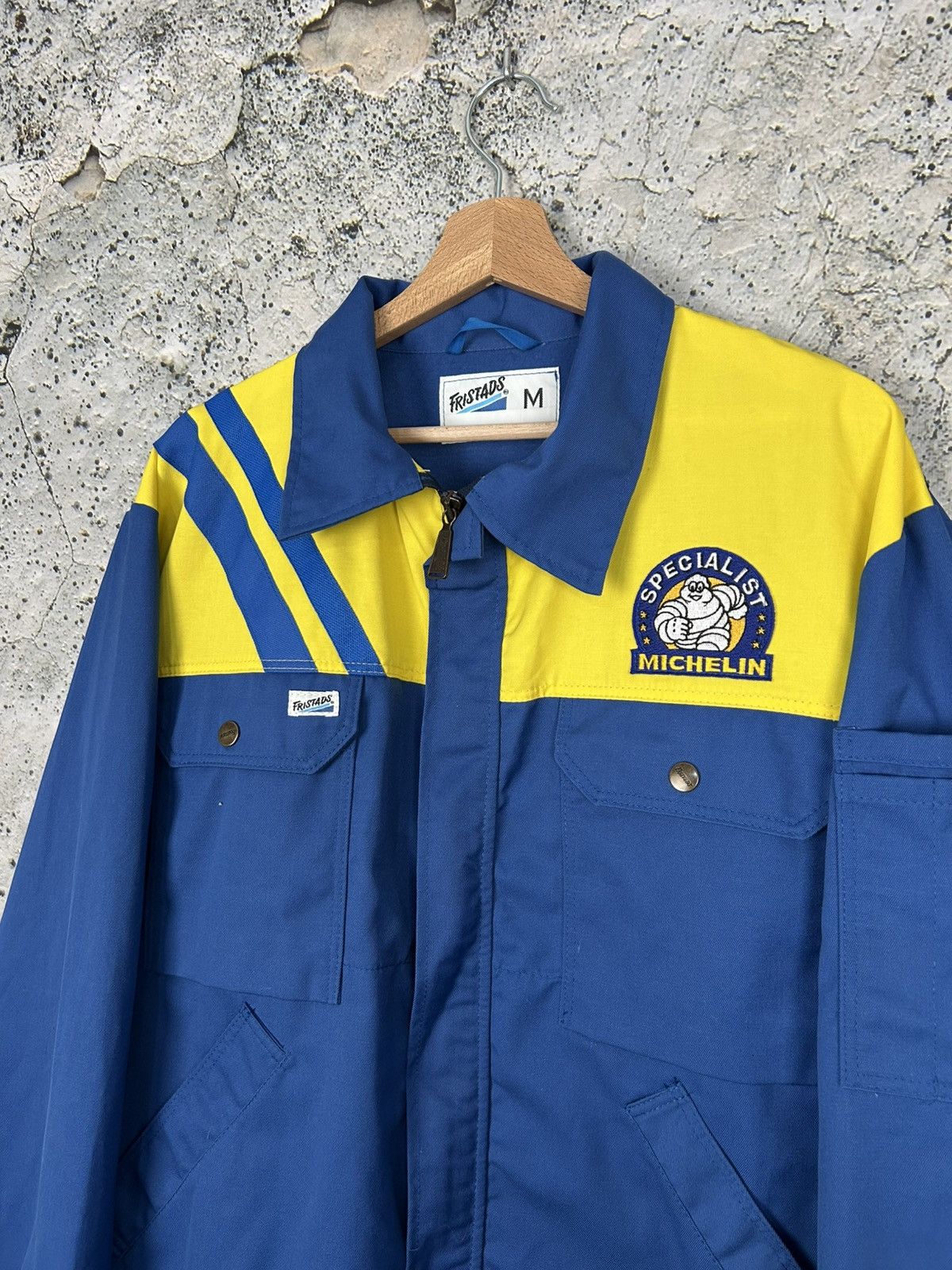 Vintage Vintage Michelin Racing Tyres Light Jacket Workwear 90s Size US M / EU 48-50 / 2 - 2 Thumbnail