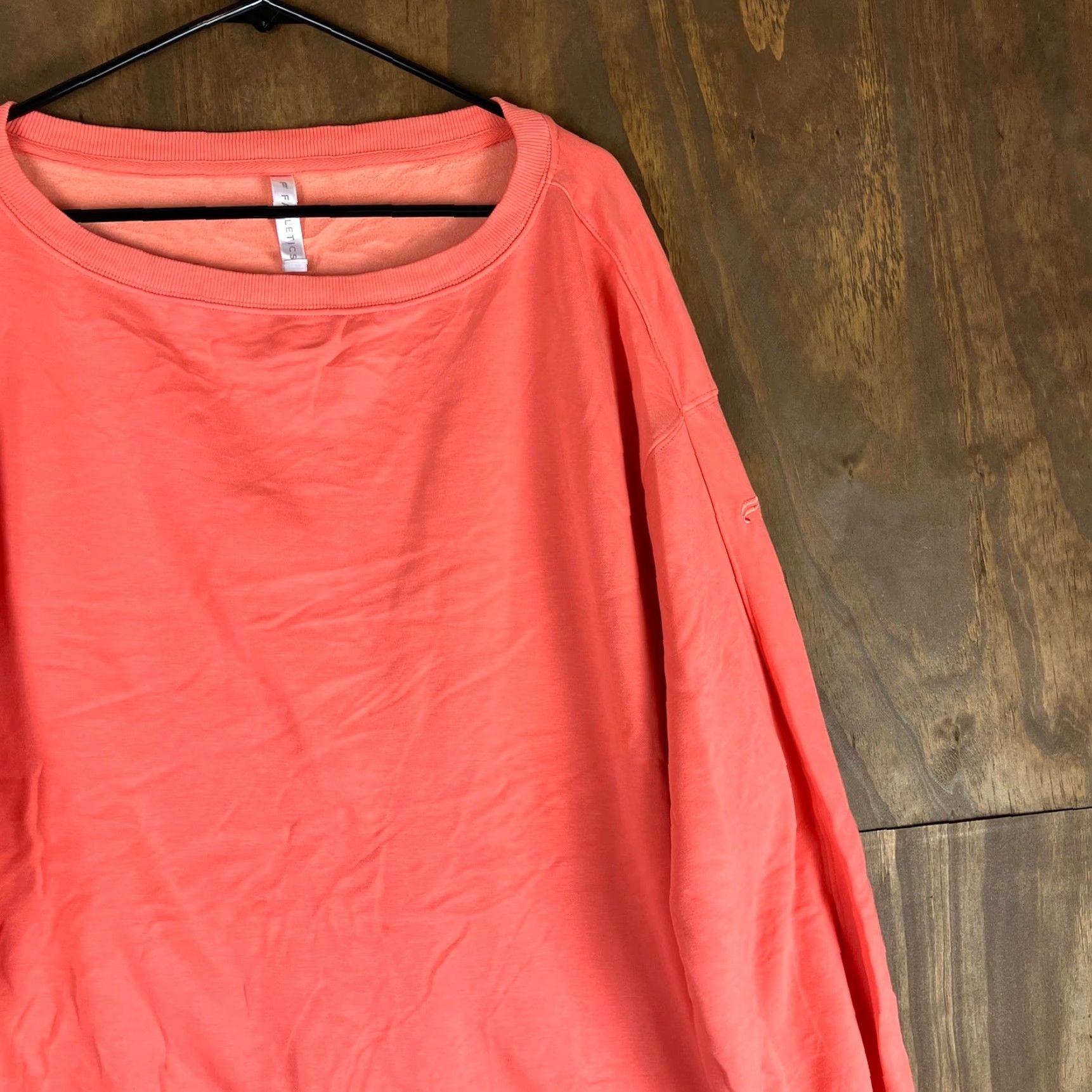 Fabletics Fabletics Womens Sweater Crew Neck Coral St Tropez Cozy Fleece Cotton Blend XL Pullover Knit Relaxed Warmth Size XL / US 12-14 / IT 48-50 - 5 Thumbnail