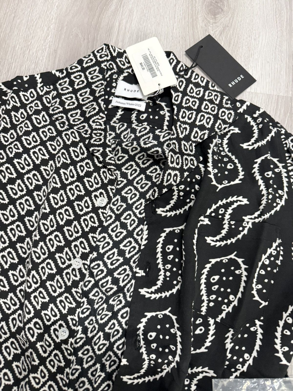 Rhude Rhude Bandana Black Button Up Shirt Size US XS / EU 42 / 0 - 2 Thumbnail