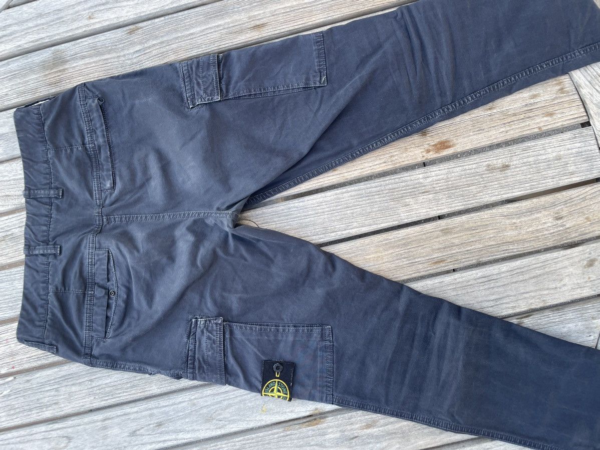 Stone Island Stone Island Cargo Pants Navy Size US 29 - 3 Thumbnail