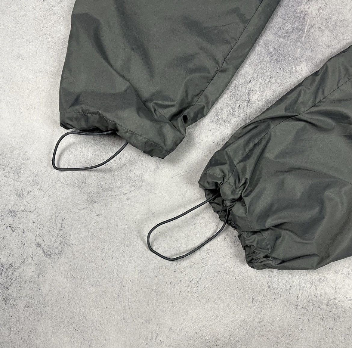 Nike × Vintage Vintage Nike drill nylon y2k swoosh track pants 90’s Size US 34 / EU 50 - 22 Thumbnail