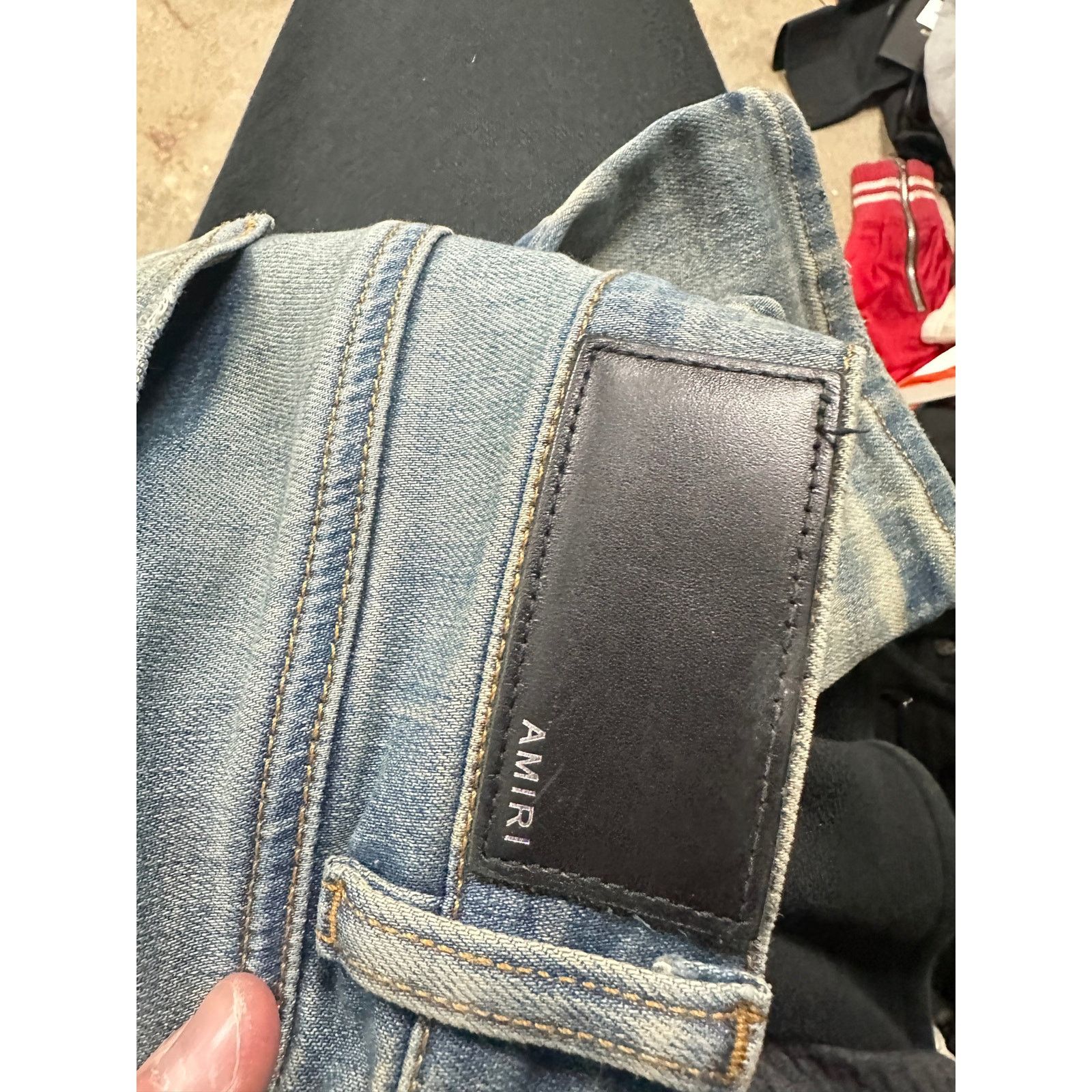 Amiri Amiri MX1 Blue Paisley Used 34 Size US 34 / EU 50 - 2 Thumbnail