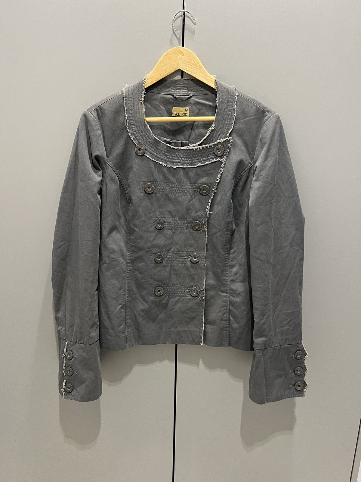 Hysteric Glamour 00s Military Napoleon Jacket Gothic Balmain Style Avant gard Size US S / EU 44-46 / 1 - 2 Thumbnail