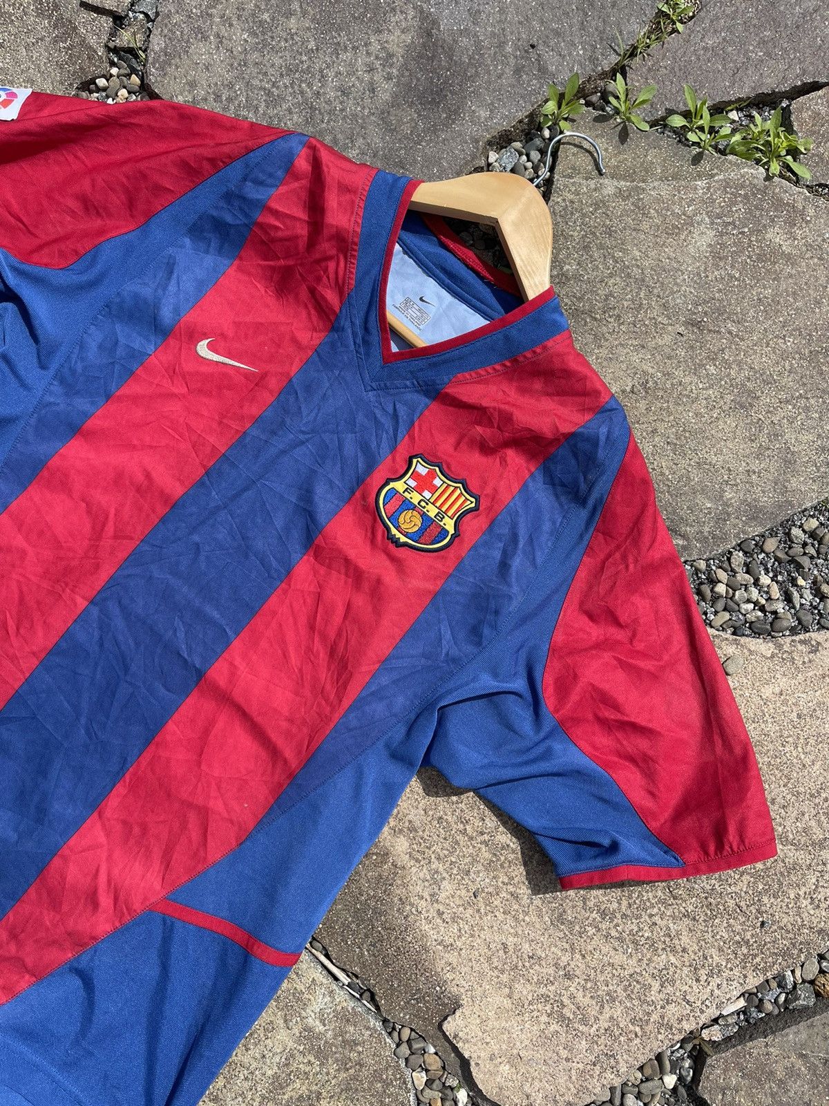 Nike × Vintage 2002 Nike Vintage Barcelona rare soccer jersey Travis Scott Size US M / EU 48-50 / 2 - 6 Thumbnail