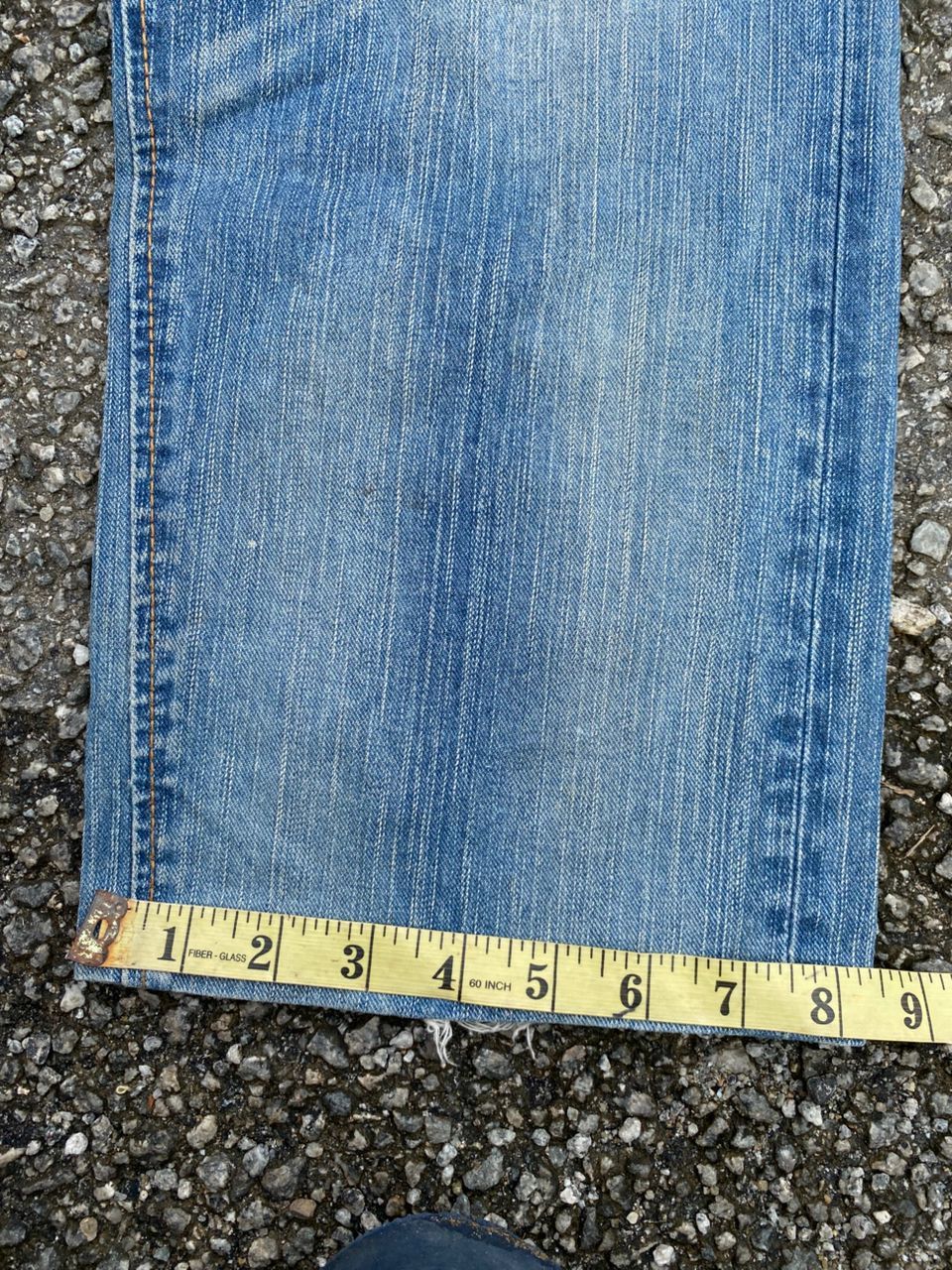 Edwin VINTAGE EDWIN EXCLUSIVE VINTAGE PATCHWORK DISTRESSED DENIM Size US 31 - 14 Thumbnail