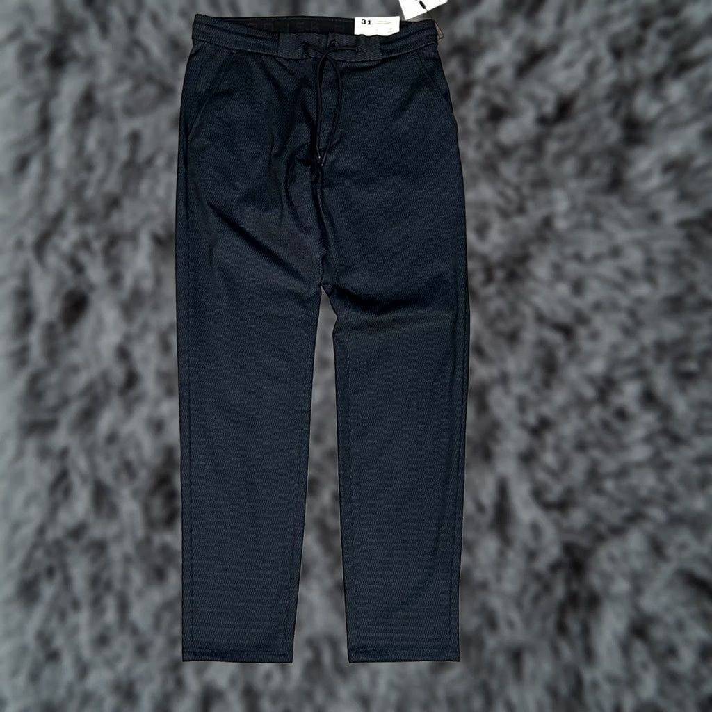 Vintage Projek Raw Bungee Flex Classic Fit Navy Trouser Pants - 31 Men Chino 30in Inseam Navy Blue Brand: Projek Raw (NWT) Size US 31 - 1 Thumbnail