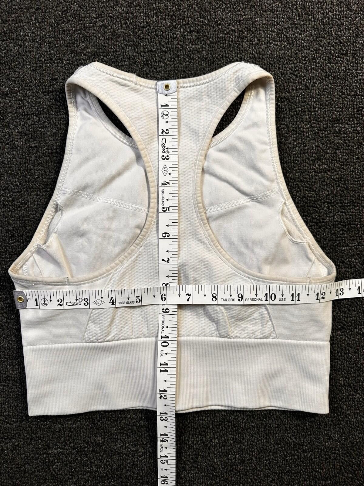 Lululemon Lululemon Ebb to Train Sports Bra White (no pads), Sz 6 Size ONE SIZE - 3 Thumbnail