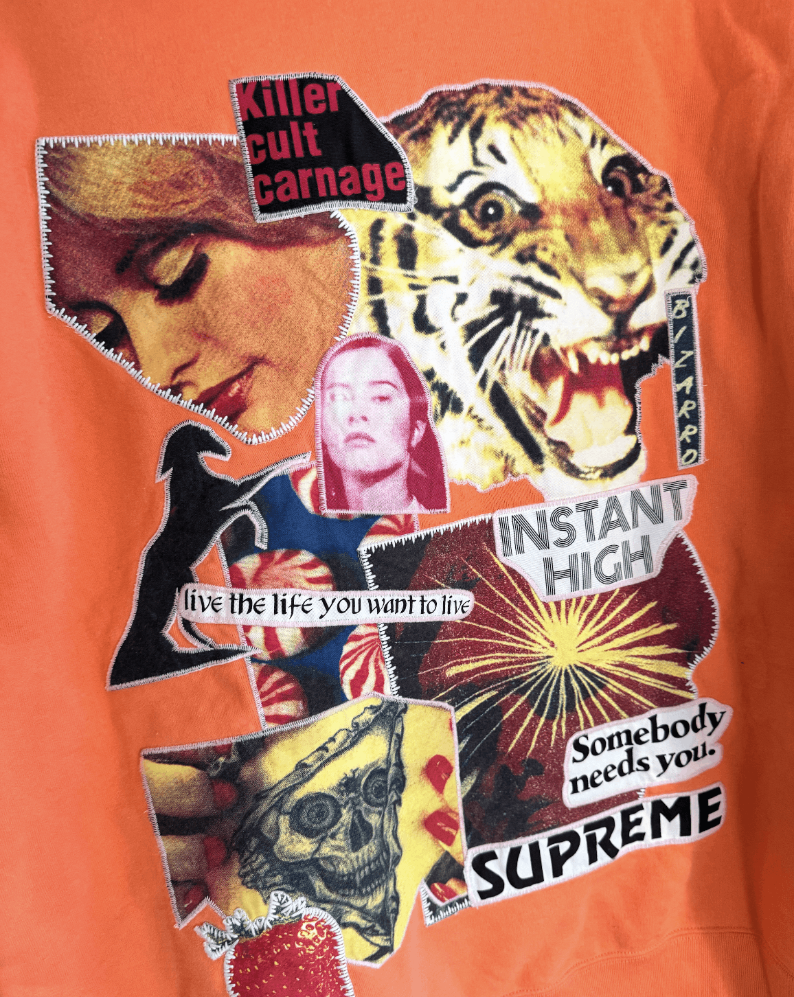 Supreme Supreme Instant High Patches Hooded Sweatshirt Size US L / EU 52-54 / 3 - 2 Thumbnail