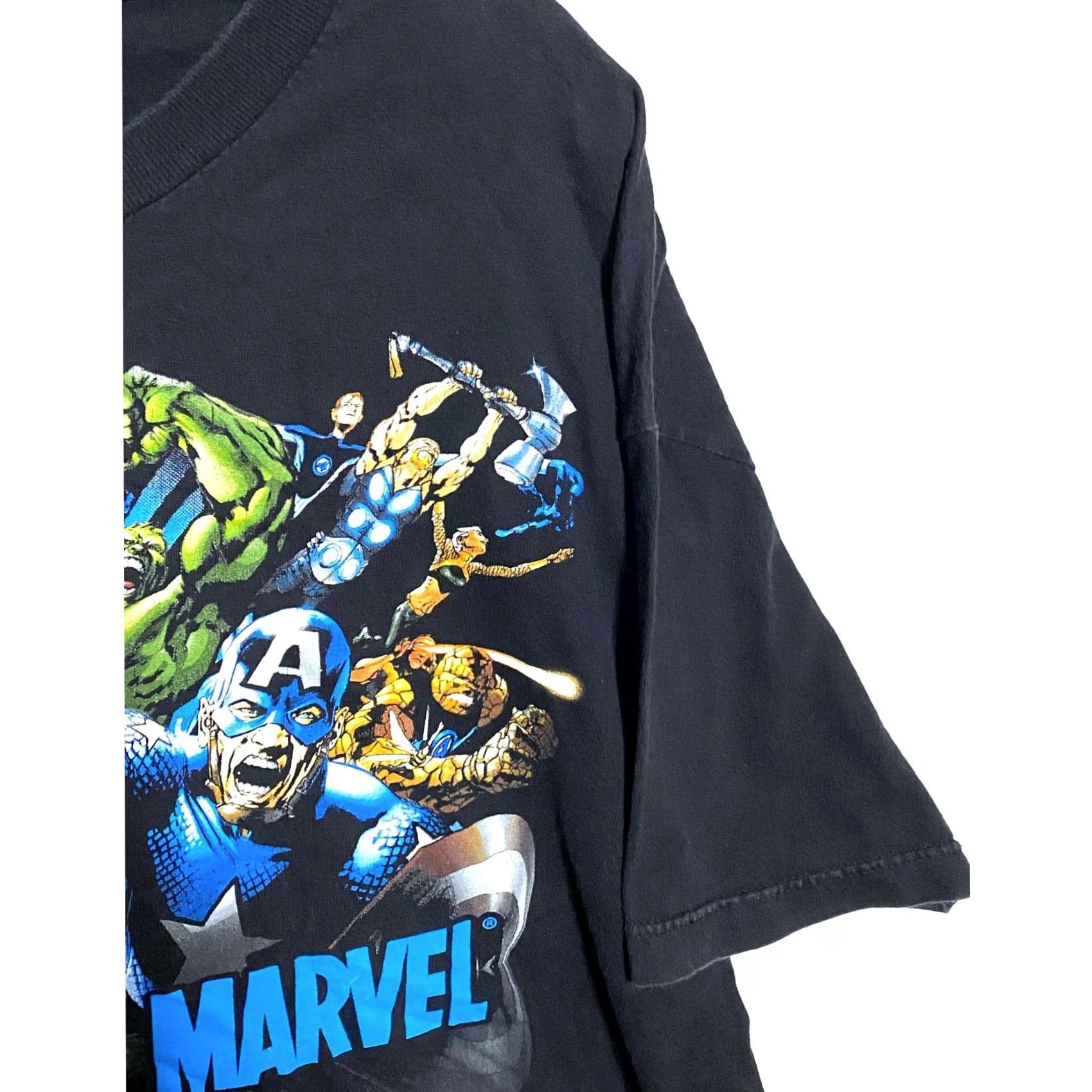 Vintage VINTAGE Mad Engine Marvel Shadow Hulk Black Shirt Mens XL T-Shirt 2000s Size US XL / EU 56 / 4 - 3 Thumbnail