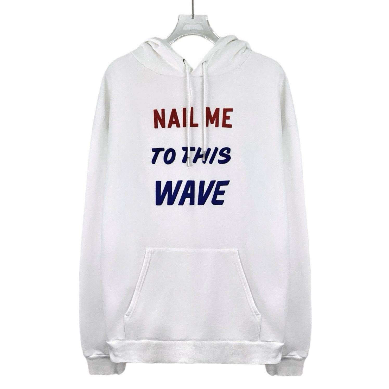 Celine Celine White Logo Cotton Hoodie (M) Size US M / EU 48-50 / 2 - 1 Thumbnail