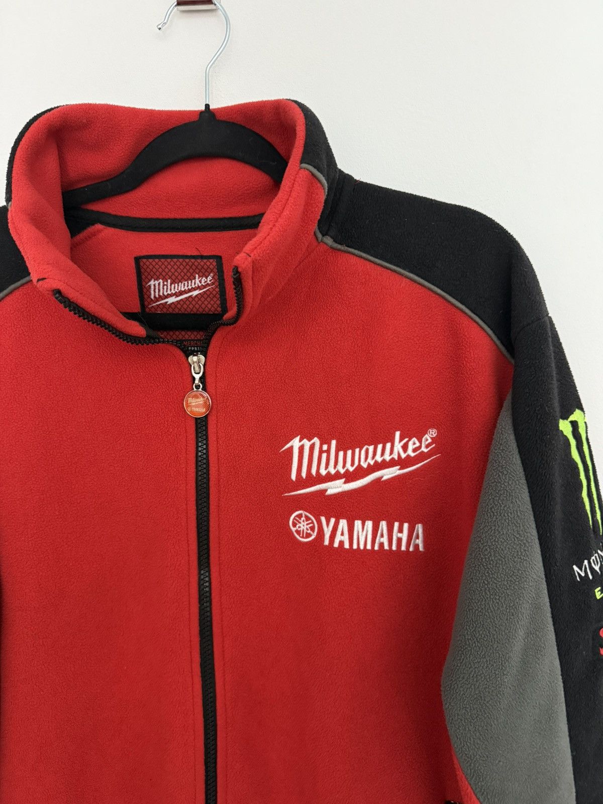 Yamaha Milwaukee Yamaha Monster Zip Racing Fleece Jacket Motocross Size US M / EU 48-50 / 2 - 4 Thumbnail