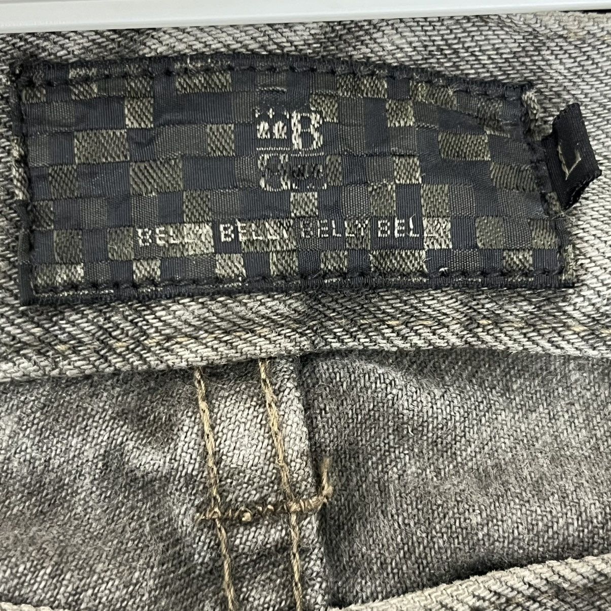 Japanese Brand Belly Belly Japanese Denim Abstract Painted Washed Jeans Size US 31 - 4 Thumbnail