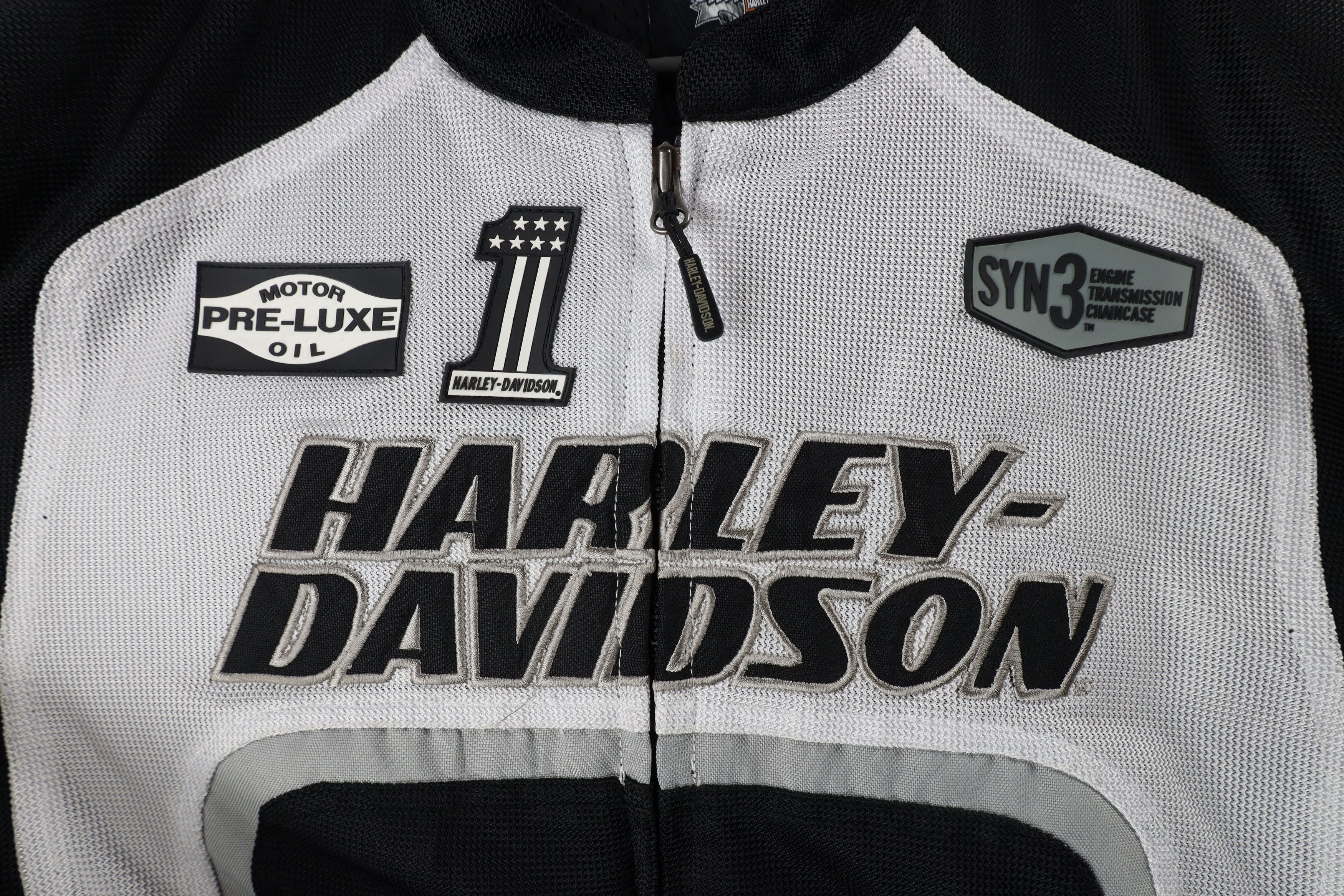 Harley Davidson × Vintage Vintage Harley Davidson Flames Motorcycle Riding Jacket Size US XXL / EU 58 / 5 - 4 Thumbnail