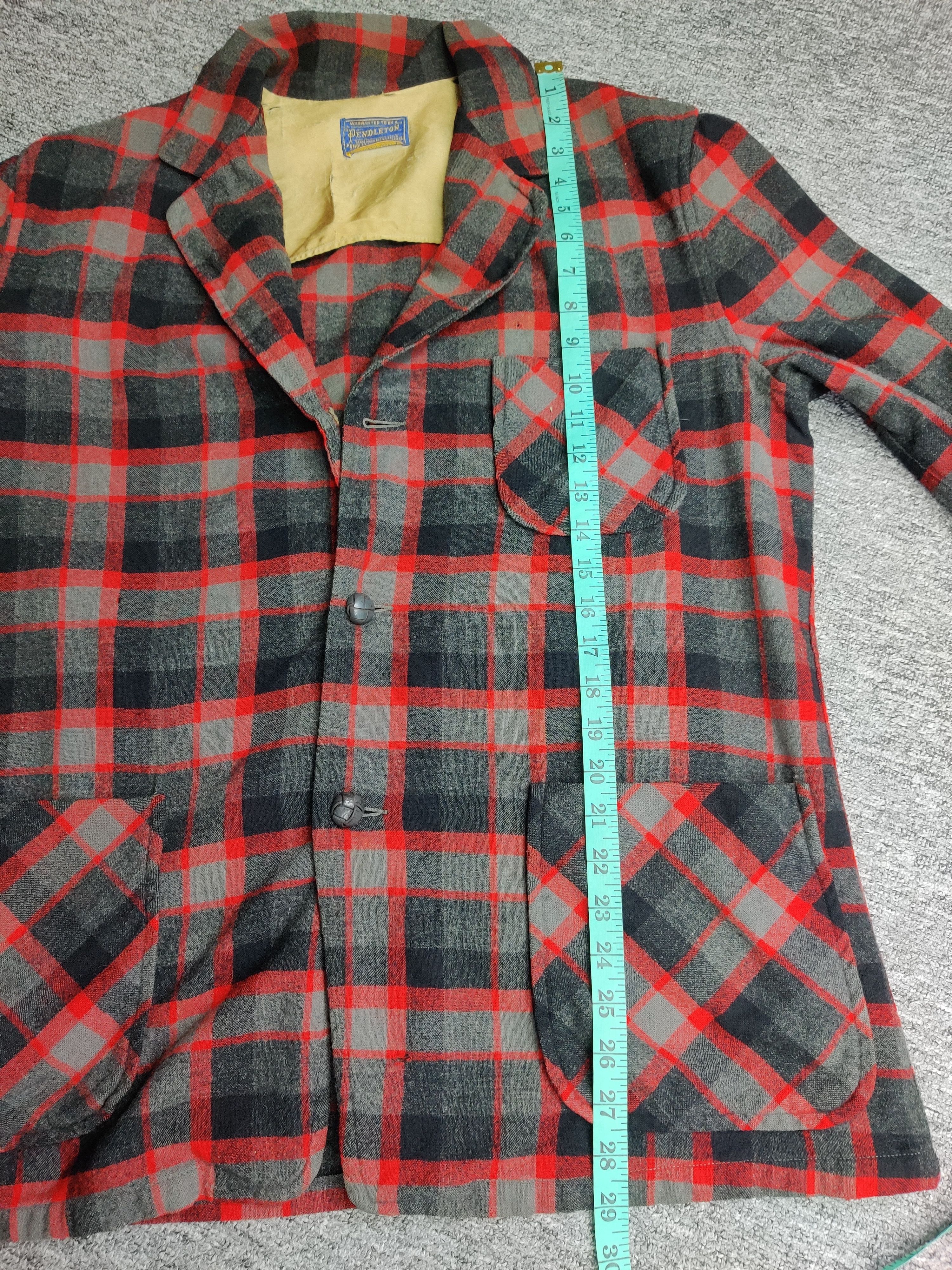 Pendleton Vintage 90's Pendleton Wool Plaid Blazer Size US L / EU 52-54 / 3 - 14 Thumbnail