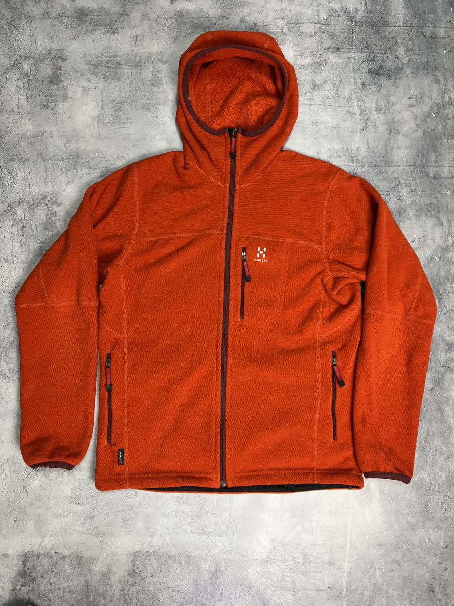 Haglofs × Vintage Haglofs Fleece Vintage Gorpcore Hoodie Zip Polartec Size US S / EU 44-46 / 1 - 1 Thumbnail