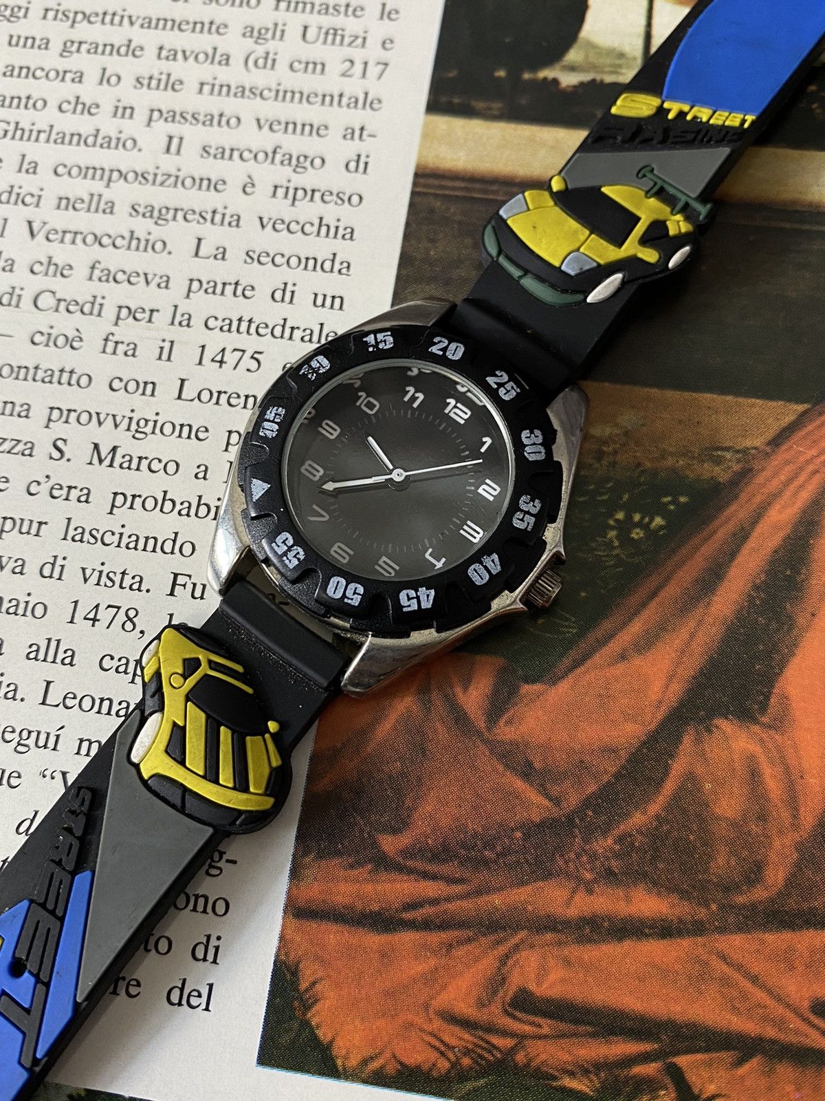 Jewelry Rare Retro Vintage Sport Watch - Rotating Bezel! Size ONE SIZE - 2 Thumbnail