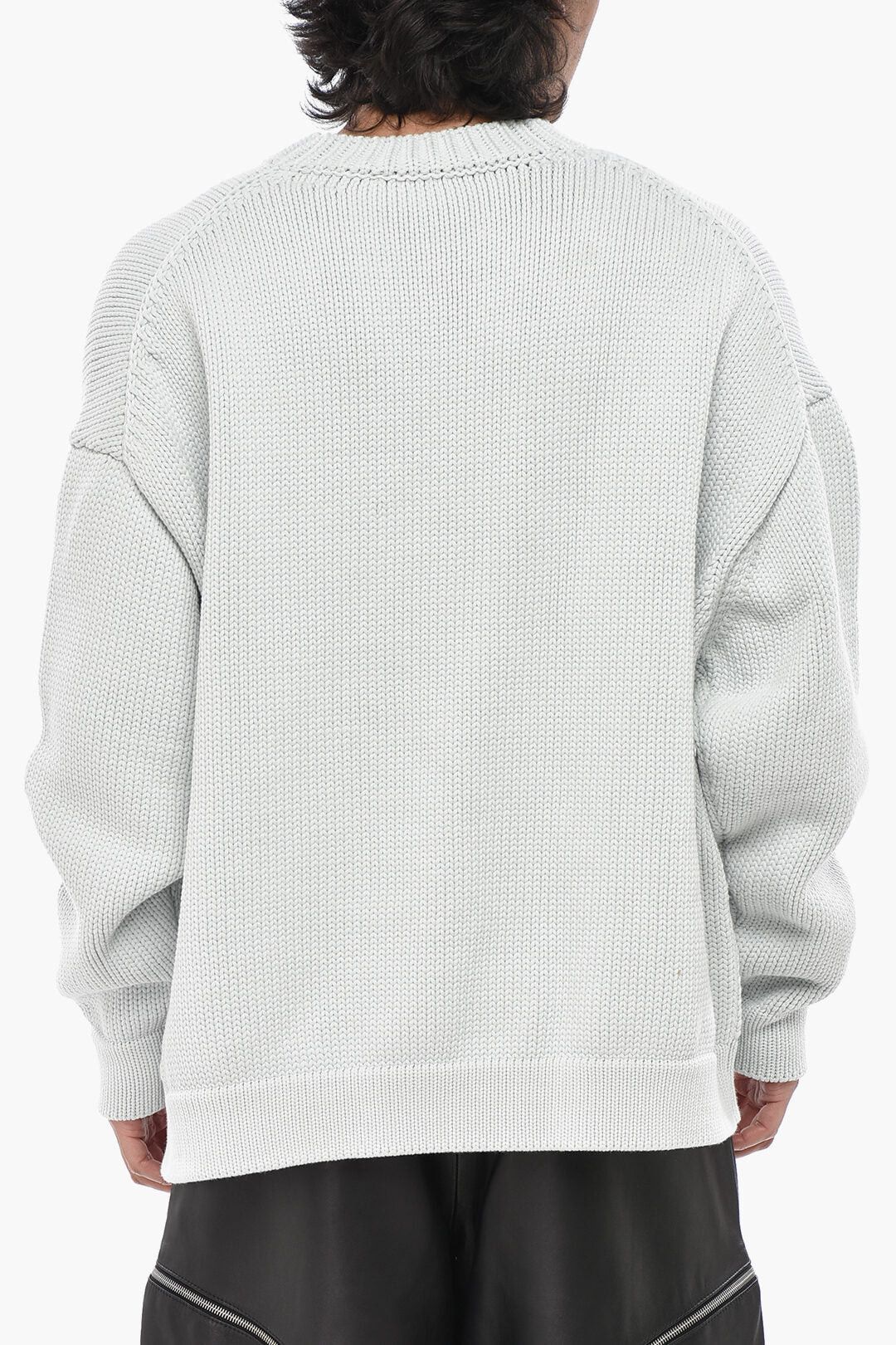 Off-White og1mm0526 Maglia Girocollo Sweater in White Size US XS / EU 42 / 0 - 2 Thumbnail
