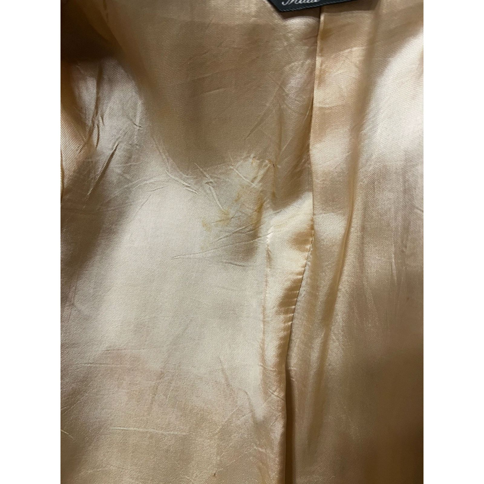 Ermenegildo Zegna ERMENEGILDO ZEGNA Beige 3 Button Mens Blazer 42L US blazer Size 42L - 9 Thumbnail