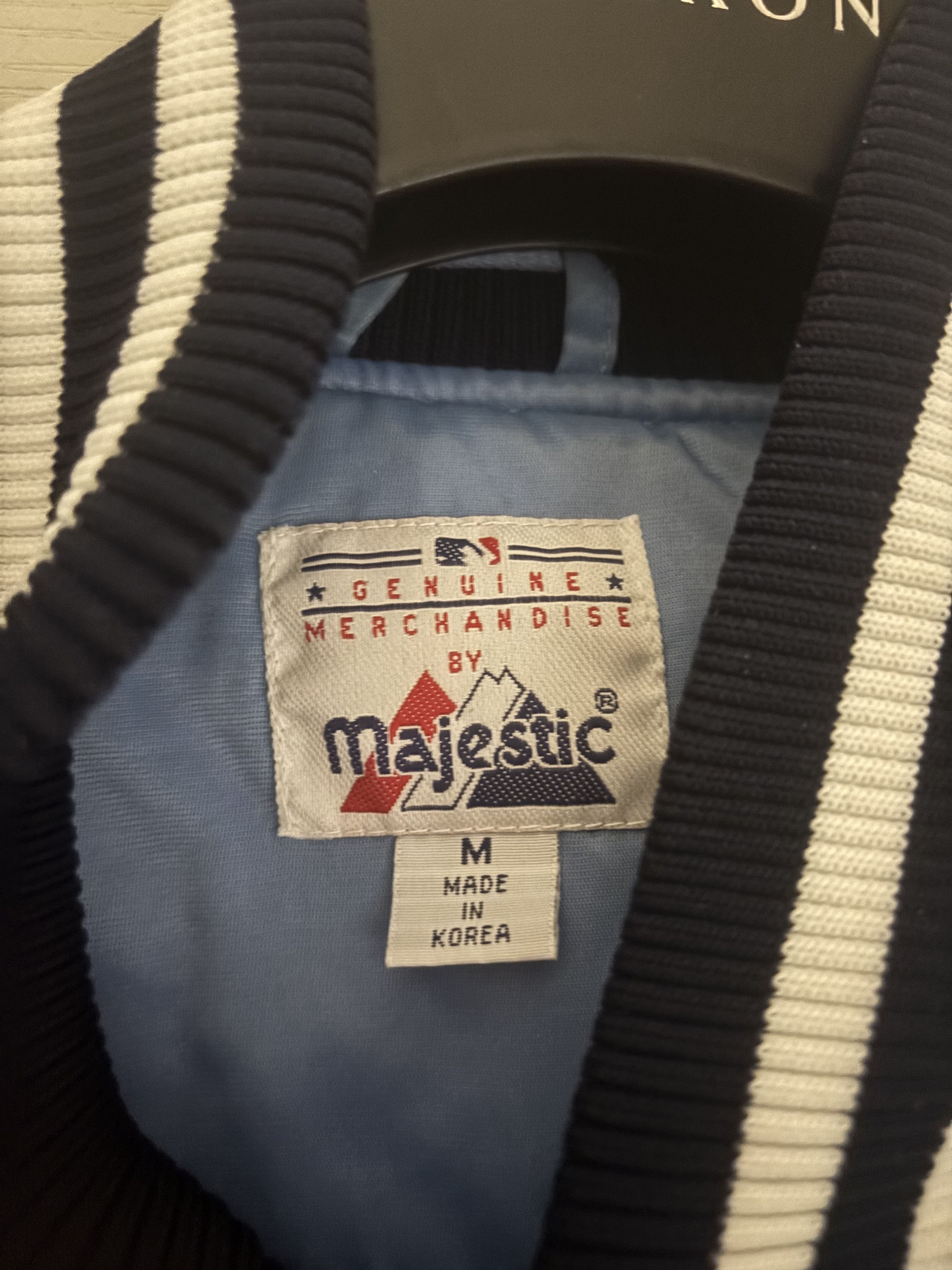 Majestic × Vintage Vintage 90’s Majestic New York Yankees Bomber Jacket Size US M / EU 48-50 / 2 - 2 Thumbnail
