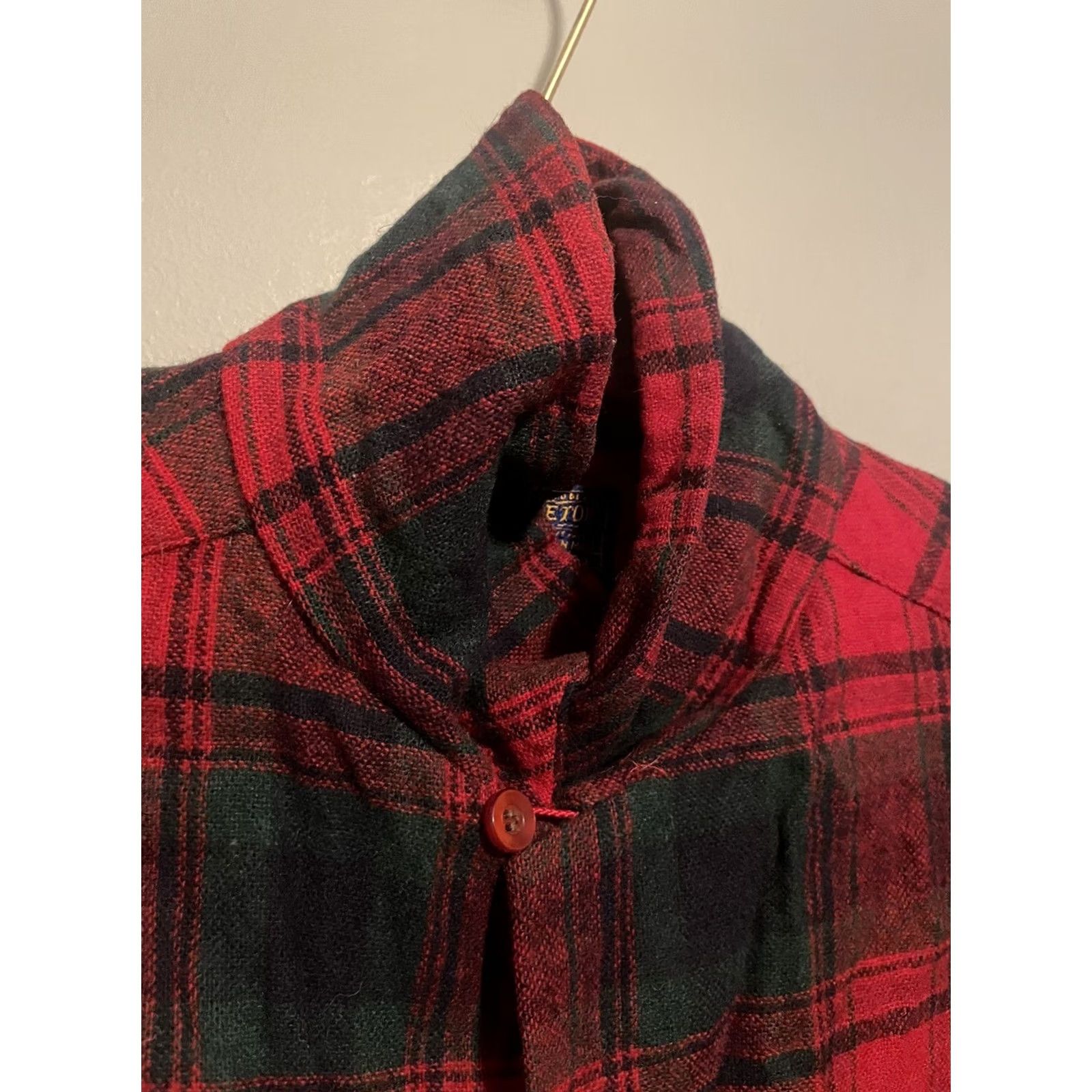Pendleton VINTAGE Pendleton Button-Up Flannel Shirt Mens Large Red Wool Plaid Button-Up Shirt Mens Large Red Size US L / EU 52-54 / 3 - 4 Thumbnail