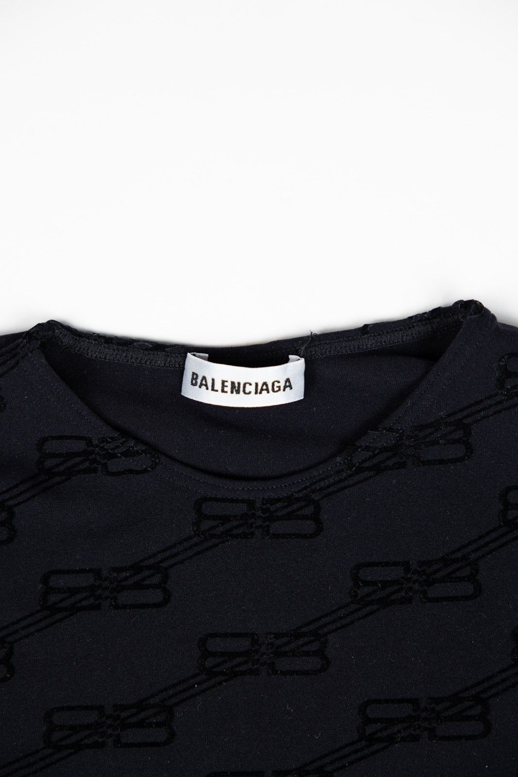 Balenciaga Balenciaga BB Monogram Elastic Long Sleeve Top Size S / US 4 / IT 40 - 3 Thumbnail