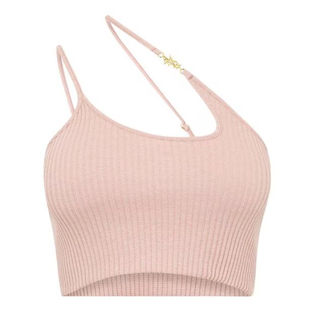 Amiri o1g2r1mq0824 Crop Tops in Pink Size S / US 4 / IT 40 - 1 Thumbnail