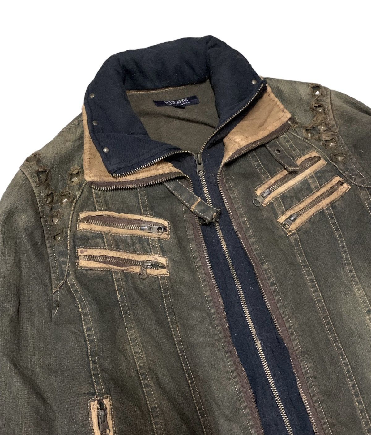 image of In The Attic Distress Mud Washed Denim Share Spirit Lgb in Wash Denim, Men's (Size Medium)