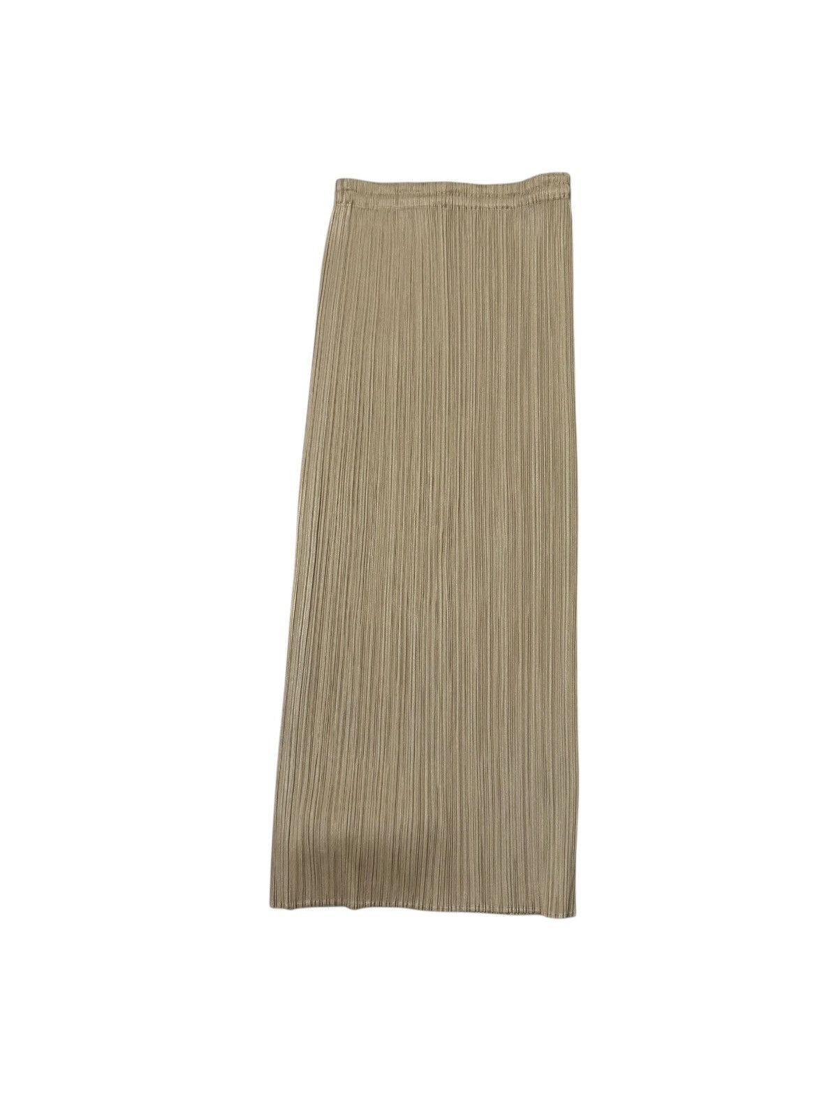 Pleats Please Issey Miyake 700 PLEATS PLEASE ISSEY MIYAKE skirt beige size 1 Size 22" - 1 Thumbnail