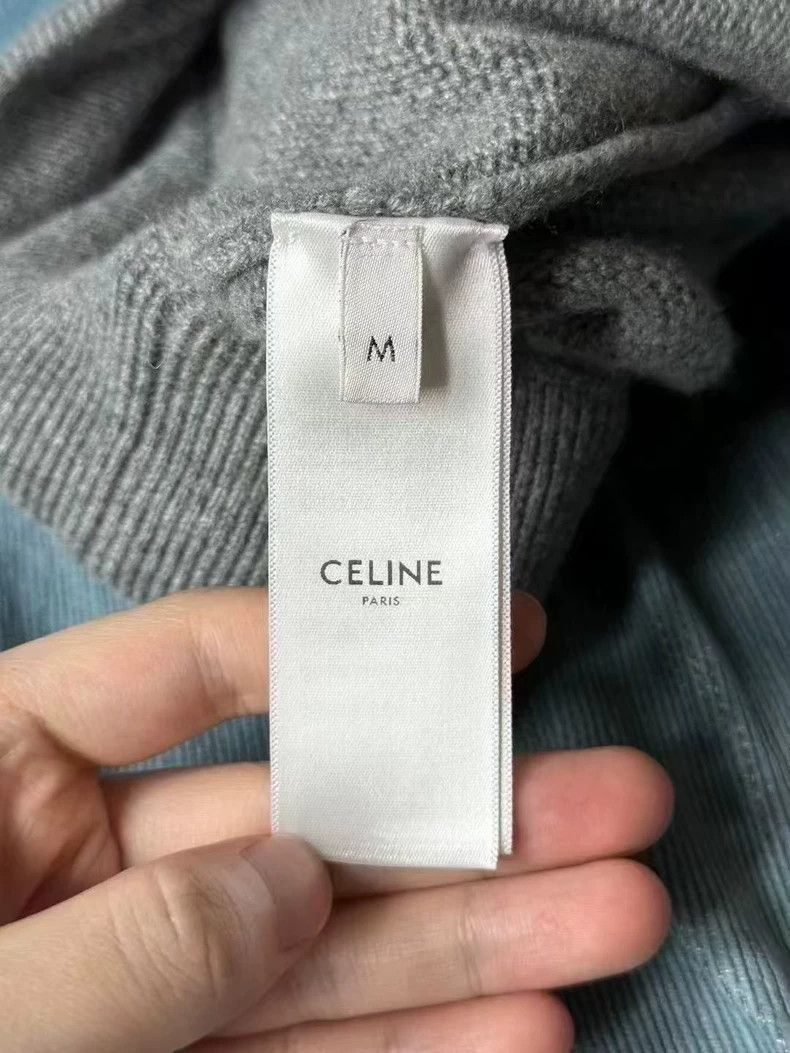 Celine Celine Drawstring Cashmere Sweatpants in Gray Size US 27 - 4 Thumbnail